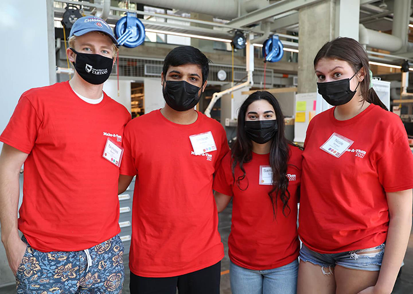 Students on the Red team